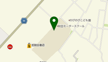 秋田モータースクールの地図画像