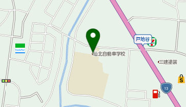 仙北自動車学校の地図画像