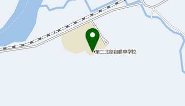 第二北部自動車学校の地図画像