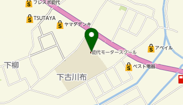 能代モータースクールの地図画像