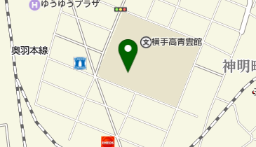 秋田県立衛生看護学院の地図画像