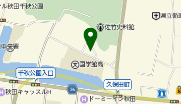 秋田県理容美容専門学校の地図画像