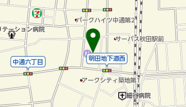 秋田ヘアビューティカレッジの地図画像