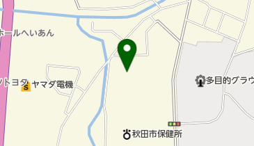 秋田県歯科医療専門学校の地図画像