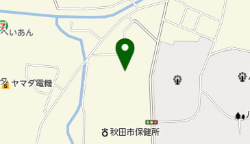 秋田市医師会立秋田看護学校の地図画像