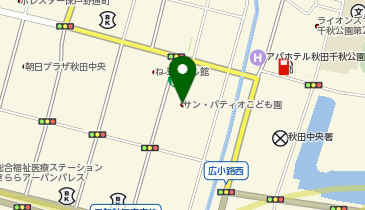 高等専修学校秋田クラーク高等学院の地図画像