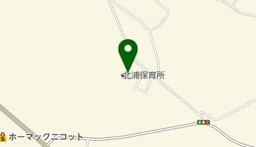 北浦保育所の地図画像