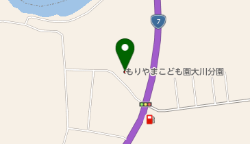 認定こども園もりやまこども園大川分園の地図画像