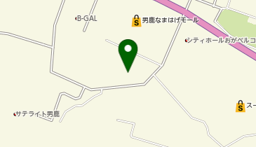 男鹿市立船越こども園の地図画像