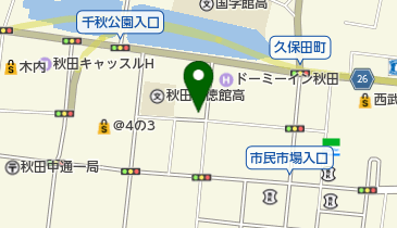 代ゼミサテライン予備校寺小屋義塾秋田駅前校の地図画像