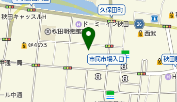 東京アカデミー秋田校の地図画像