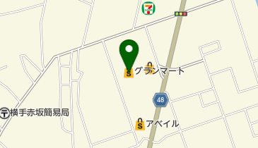 グランマート横手店の地図画像