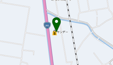 サンデー花輪店の地図画像