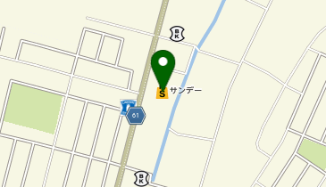 サンデー秋田御野場店の地図画像