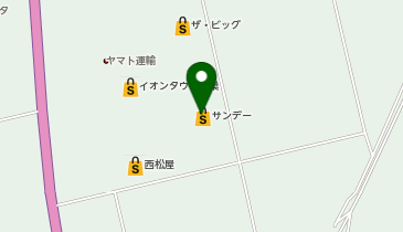サンデー鷹巣店の地図画像