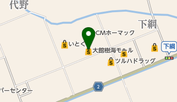 大館樹海モールの地図画像