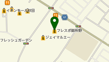 フレスポ御所野の地図画像