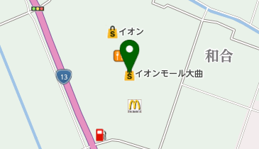 イオンモール大曲の地図画像