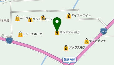 メルシティ潟上の地図画像