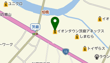イオンタウン茨島アネックスの地図画像