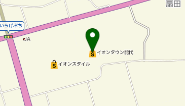 イオンタウン能代の地図画像