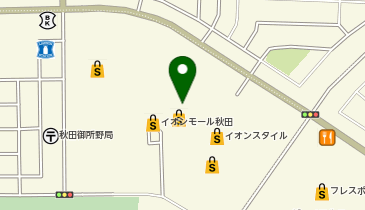 ハニーズ秋田南店の地図画像