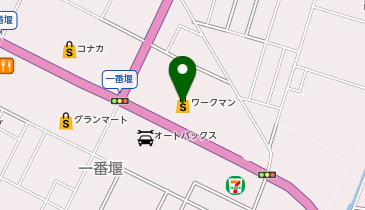 ワークマンプラス羽後本荘店の地図画像