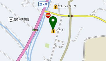 ハニーズ鹿角店の地図画像