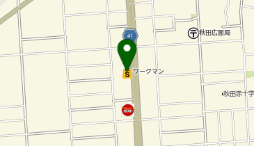 ワークマンプラス秋田広面店の地図画像