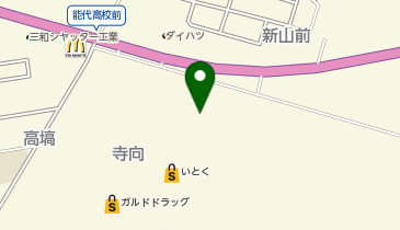 上州屋能代店の地図画像