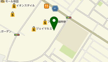 石井スポーツ秋田店の地図画像