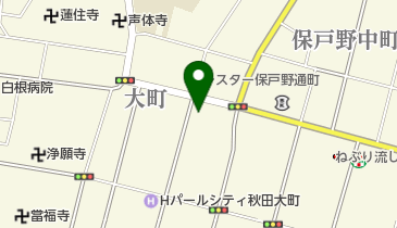 ひらのや書店の地図画像