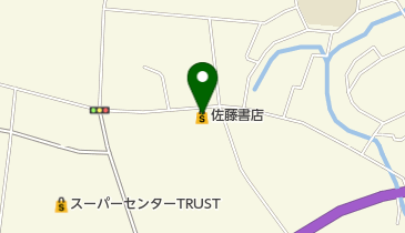 佐藤書店の地図画像