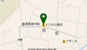ふじわら書店の地図画像