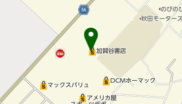 加賀谷書店茨島店の地図画像