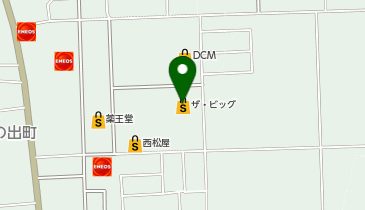 ザ・ビッグ大曲飯田店の地図画像