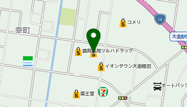 ザ・ビッグ大曲福田店の地図画像