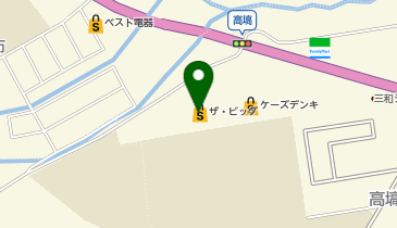 ザ・ビッグ能代高塙店の地図画像