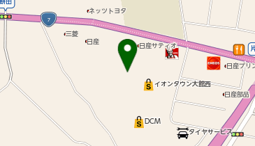 ザ・ビッグ大館西店の地図画像
