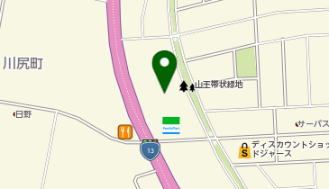 ディスカウントショップドジャース本館の地図画像