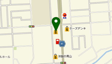 ディスカウントショップドジャース広面店の地図画像