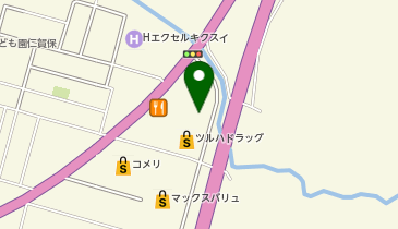 ダイソーマックスバリュ新仁賀保店の地図画像