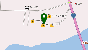 ダイソーフレスポ本荘店の地図画像