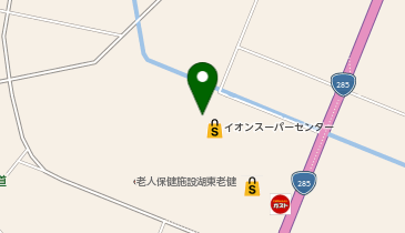 ダイソーイオンスーパーセンター五城目店の地図画像