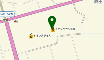 ダイソーイオンタウン能代店の地図画像