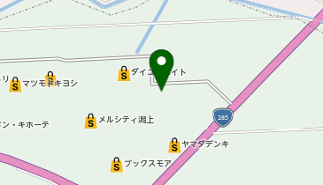 シュー・プラザメルシティ秋田潟上店の地図画像