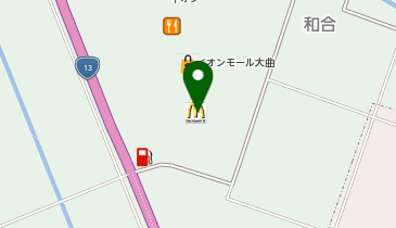 ABC MARTイオンモール大曲店の地図画像