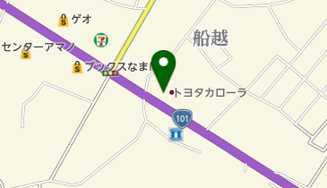 トヨタカローラ秋田男鹿店の地図画像