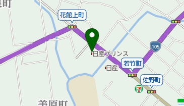 日産プリンス秋田大曲支店の地図画像