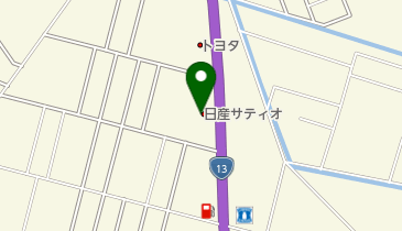 日産サティオ秋田秋田南店の地図画像